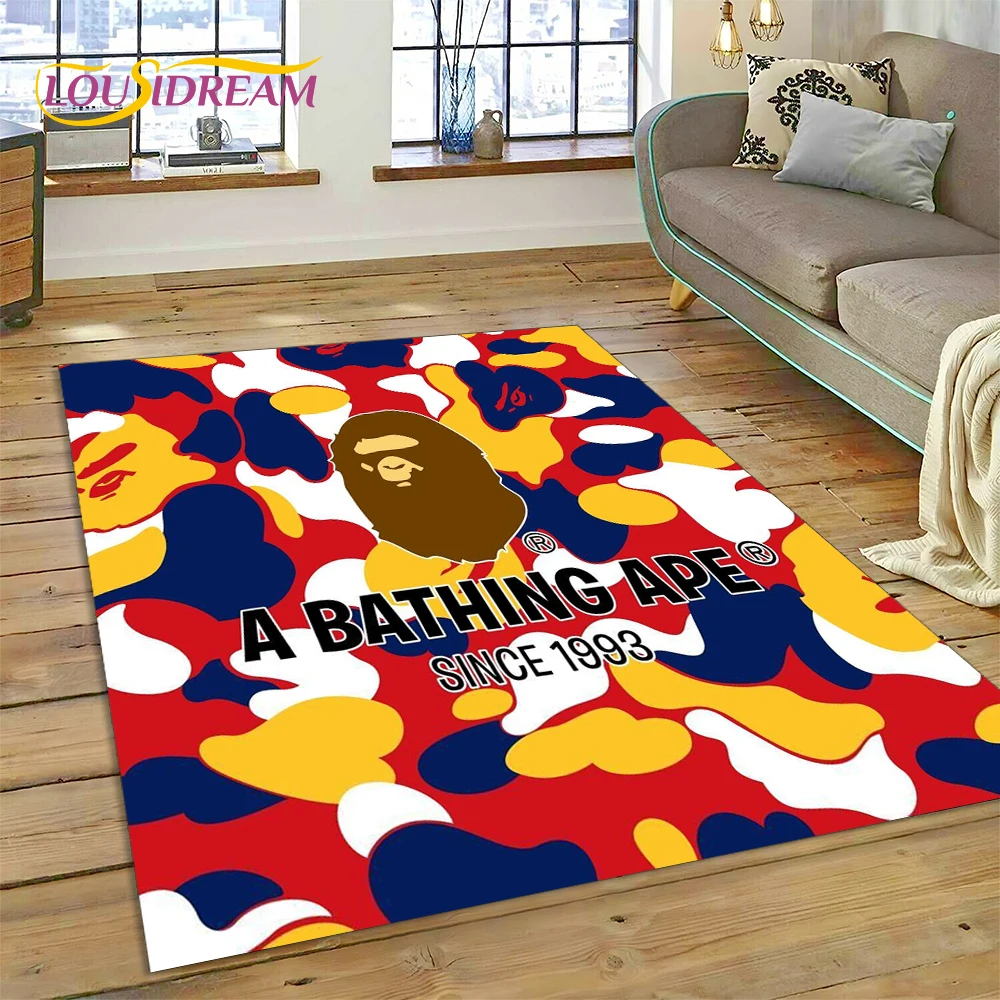 3D Printing Software - พรมพิมพ์ลาย 3 มิติ ลาย B-BAPE สำหรับตกแต่งห้องนอน