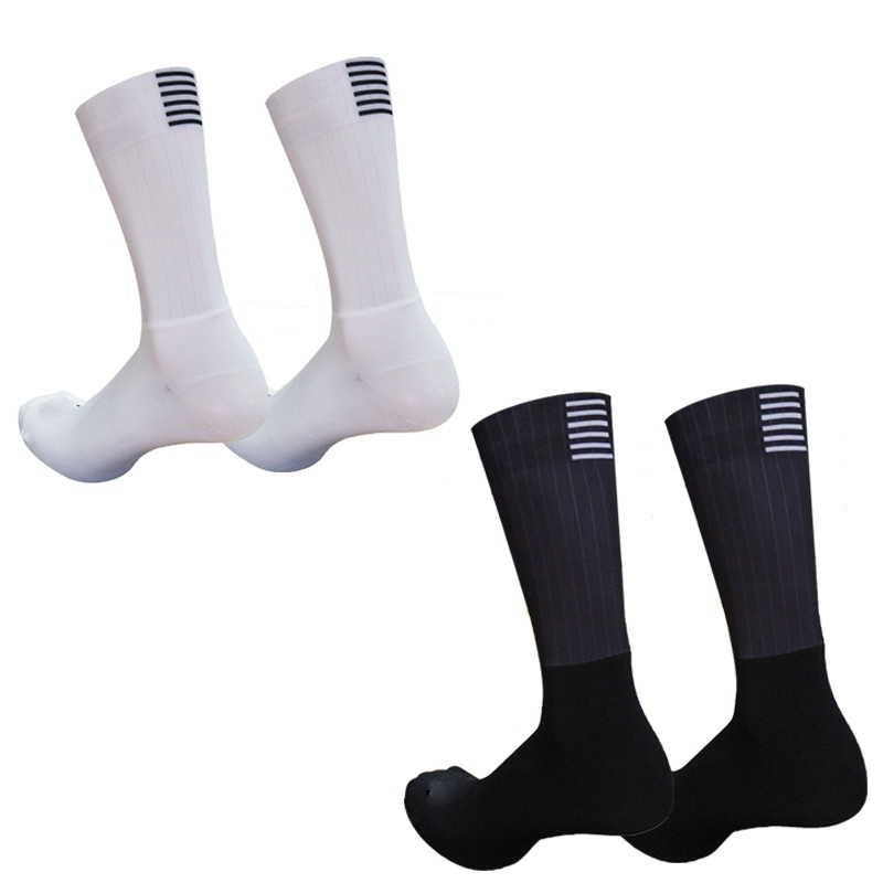 Silicone Sock Hotend - อาชีพถุงเท้าขี่จักรยานทีม Pro Aero ถุงเท้าสบาย Breathable Anti