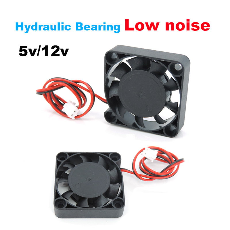 Cooling Fan 40Mm 3D - พัดลม 4010 5v 12v แบบเงียบไร้แปรงถ่าน สำหรับเครื่องพิมพ์