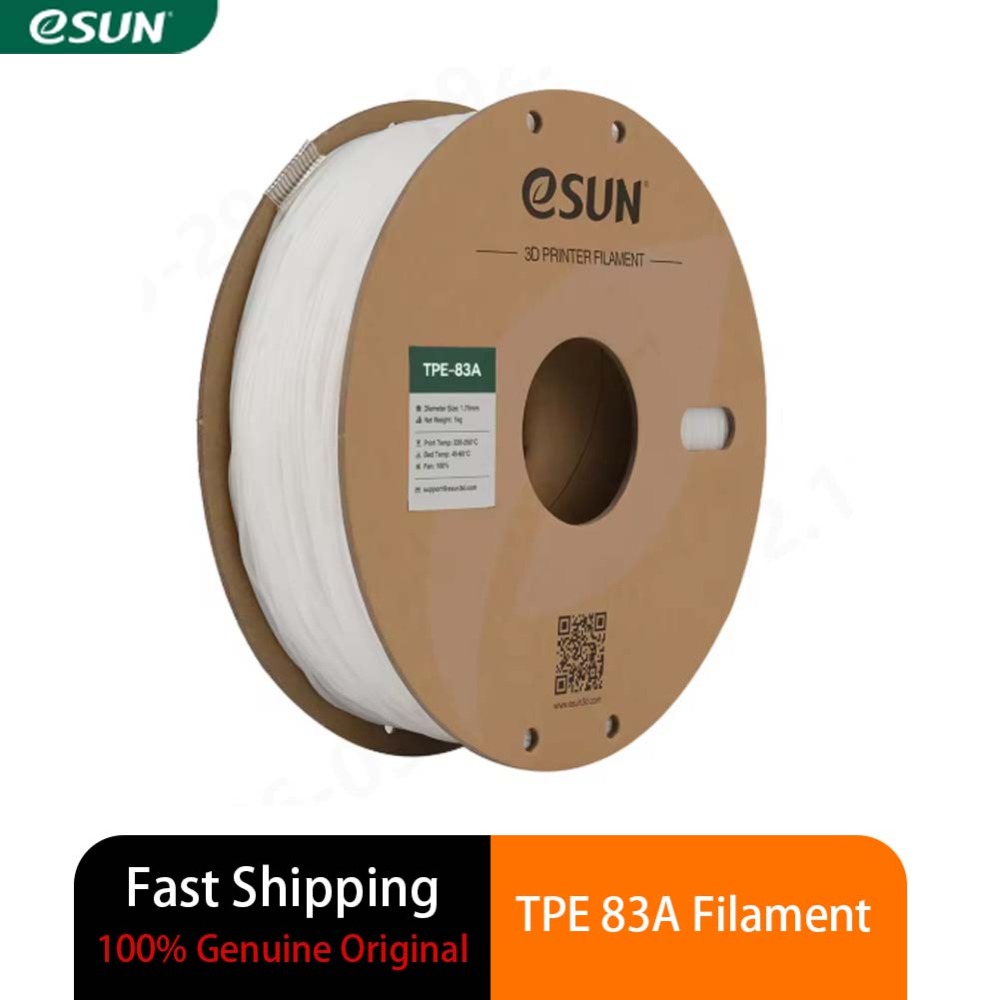 3D Printing Tpe - ESUN 83A เส้นใย TPE แบบยืดหยุ่น ขนาด