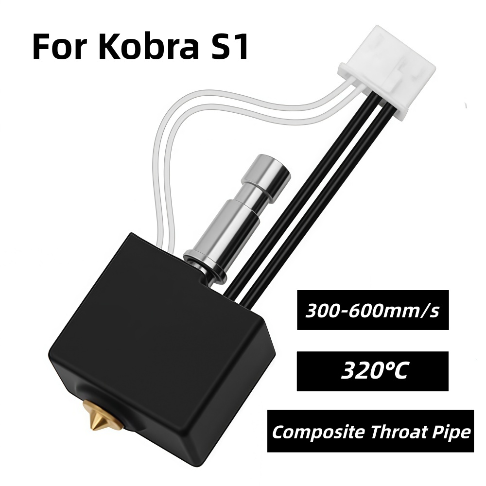 Silicone Sock Hotend - สำหรับชุดฮอตเอนด์ Anycubic Kobra S1/S1 Combo, หัวฉีดทองเหลืองขนาด