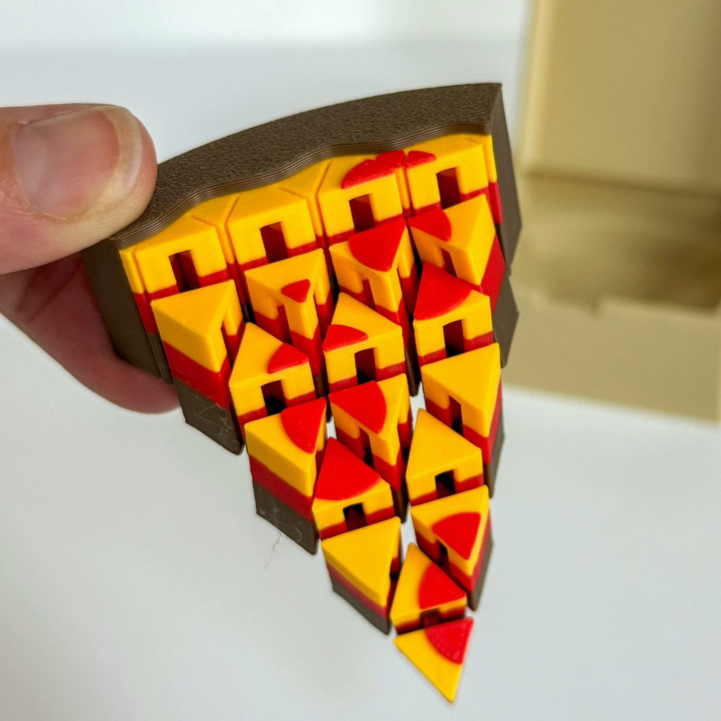 3D Printing In Food - โมเดลพิซซ่าขนาดเล็กพิมพ์ 3 มิติ ของตกแต่งบ้าน ของขวัญสำหรับเธอ