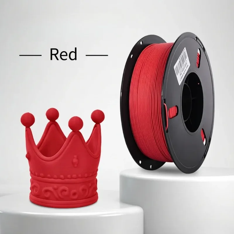 3D Printing Fdm - ไส้พิมพ์ 3D สีแดงเทาแบบด้าน ขนาด 1.75 มม.,