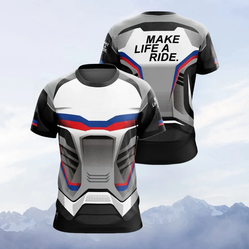 3D Printing Maket - เสื้อเจอร์ซีย์มอเตอร์ไซค์ Make Life A Ride สำหรับผู้ชาย