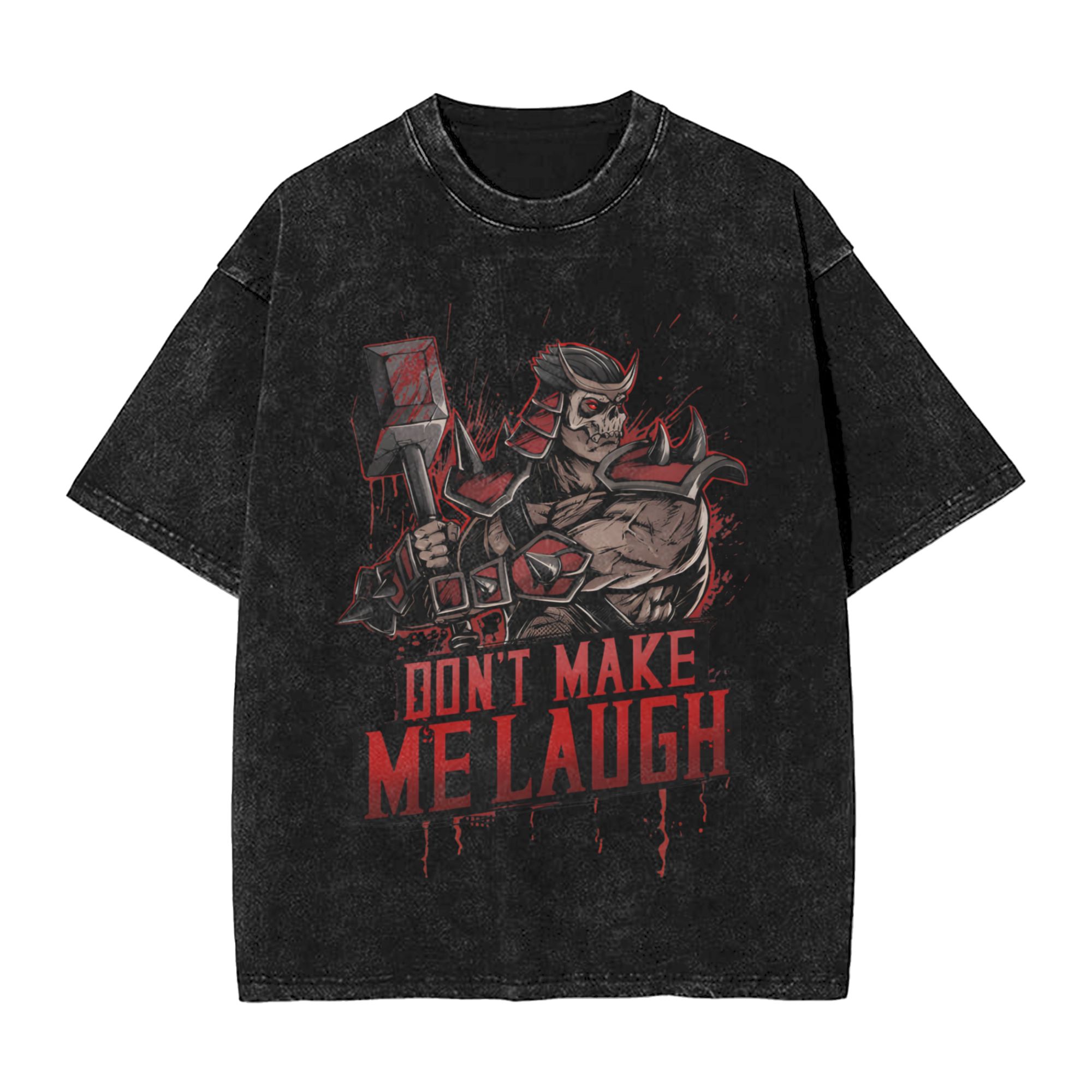 3D Printing Maket - อย่าทำให้ฉันหัวเราะ เสื้อยืดผู้ชาย ผ้าฝ้าย เสื้อยืดลำลอง คอกลม ลายพิมพ์