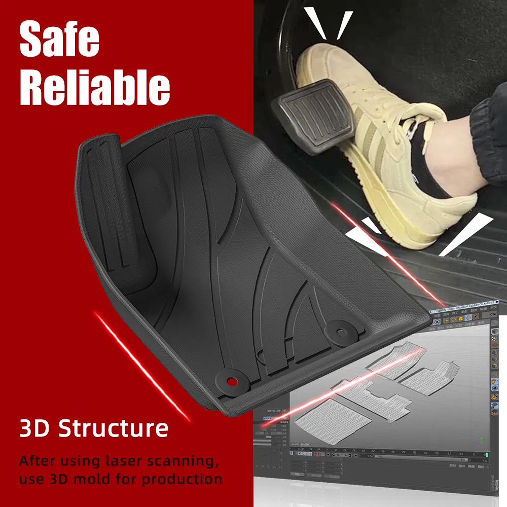 แผ่นรองท้ายรถแบบกันน้ำ 3 มิติ  - 3D Printing Tpe บทวิจารณ์และราคา
