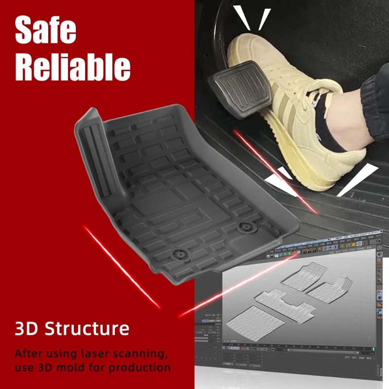 แผ่นรองท้ายรถ 3 มิติ TPE กันน้ - 3D Printing Tpe บทวิจารณ์และราคา