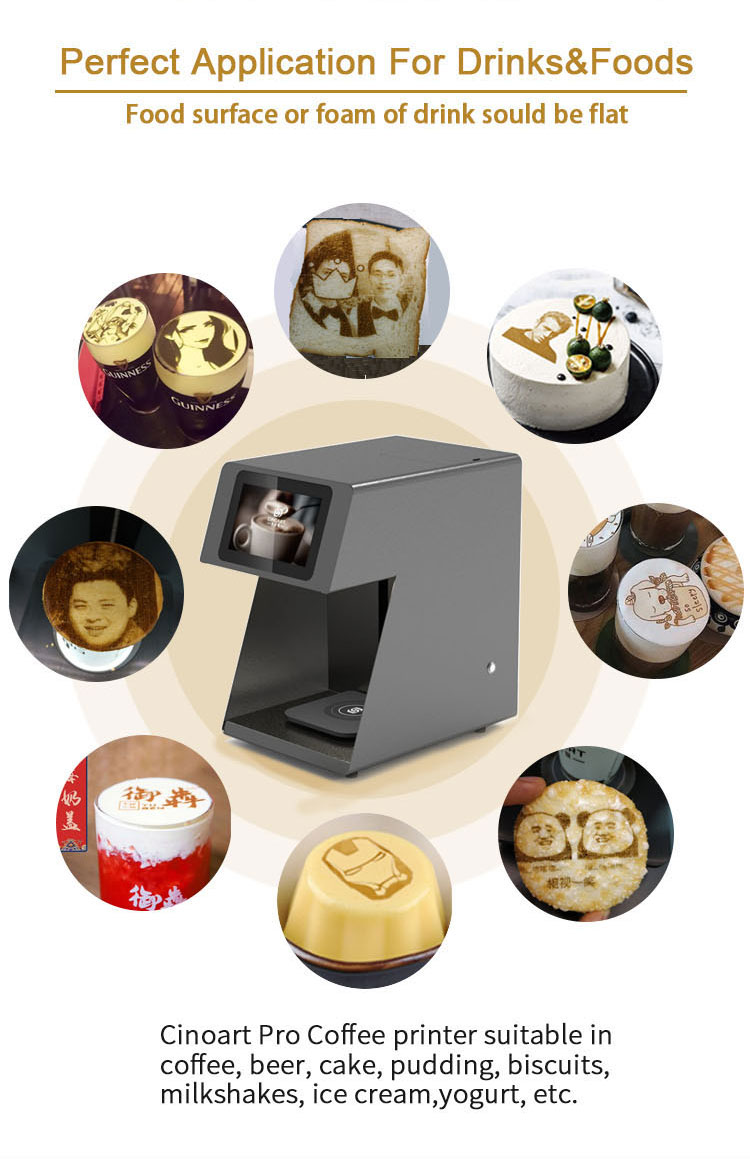 CINOART 3d Latte Artกาแฟเครื่อ - 3D Printing In Food บทวิจารณ์และราคา