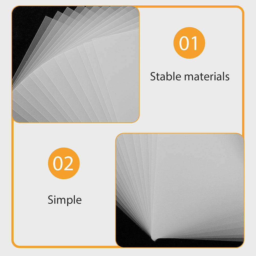 แม่แบบพลาสติกใส 20 ชิ้นสำหรับป - 3D Printing Template บทวิจารณ์และราคา