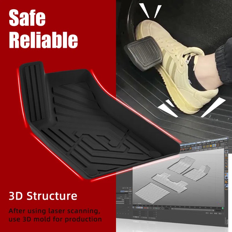 แผ่นรองท้ายรถกันน้ำกันลื่น 3 ม - 3D Printing Tpe บทวิจารณ์และราคา