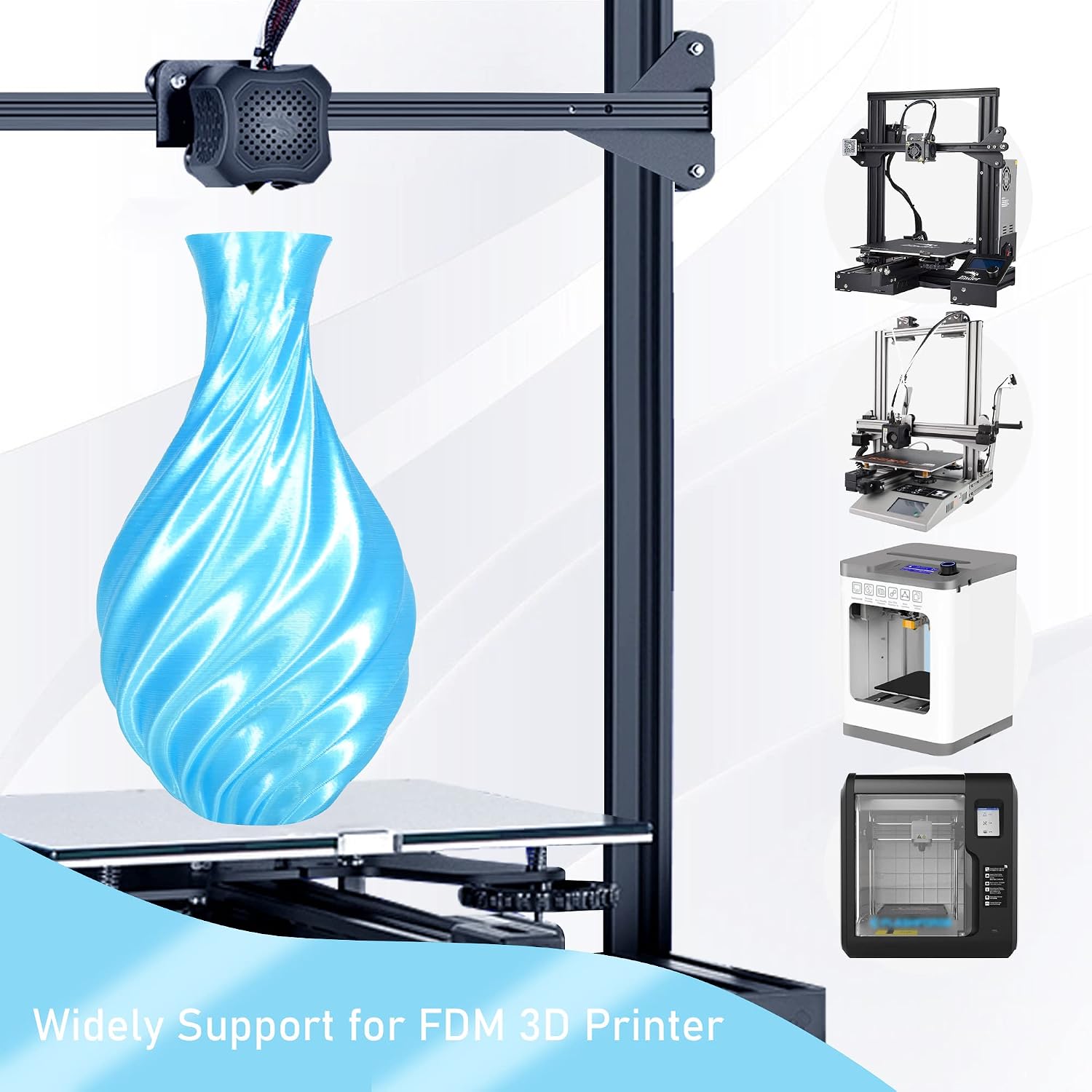 เส้นใยพิมพ์ 3 มิติ Silk PLA ขน - 3D Printing Fdm บทวิจารณ์และราคา