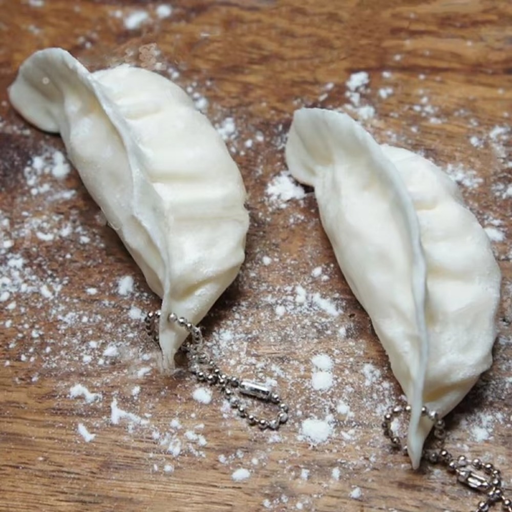 พวงกุญแจจำลองอาหารมินิรูปเกี๊ย - 3D Printing In Food บทวิจารณ์และราคา