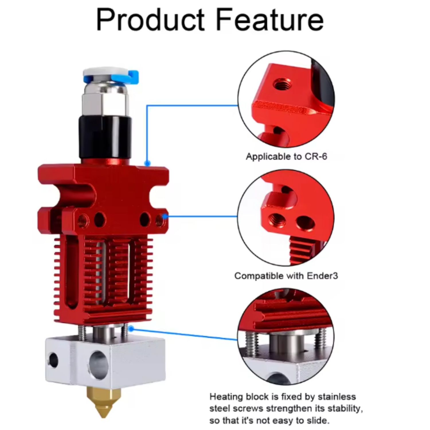ชุดหัวฉีด Creality CR-6 SE, ชุ - Silicone Sock Hotend บทวิจารณ์และราคา