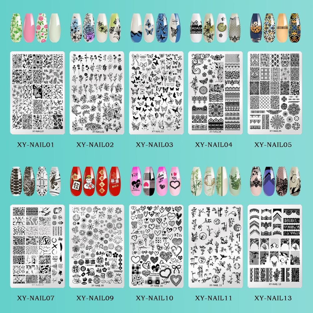 แผ่นพิมพ์ลายเล็บสแตนเลสแบบใหม่ - 3D Printing Template บทวิจารณ์และราคา