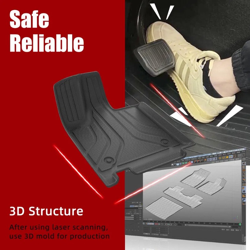 แผ่นรองท้ายรถ 3 มิติ TPE กันน้ - 3D Printing Tpe บทวิจารณ์และราคา