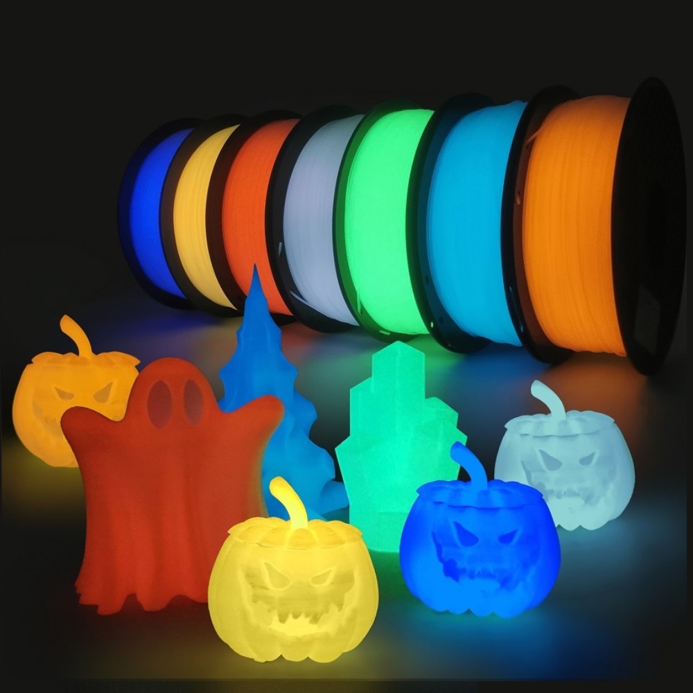 GLOW In The Dark Filament PLA  - 3D Printing Fdm บทวิจารณ์และราคา
