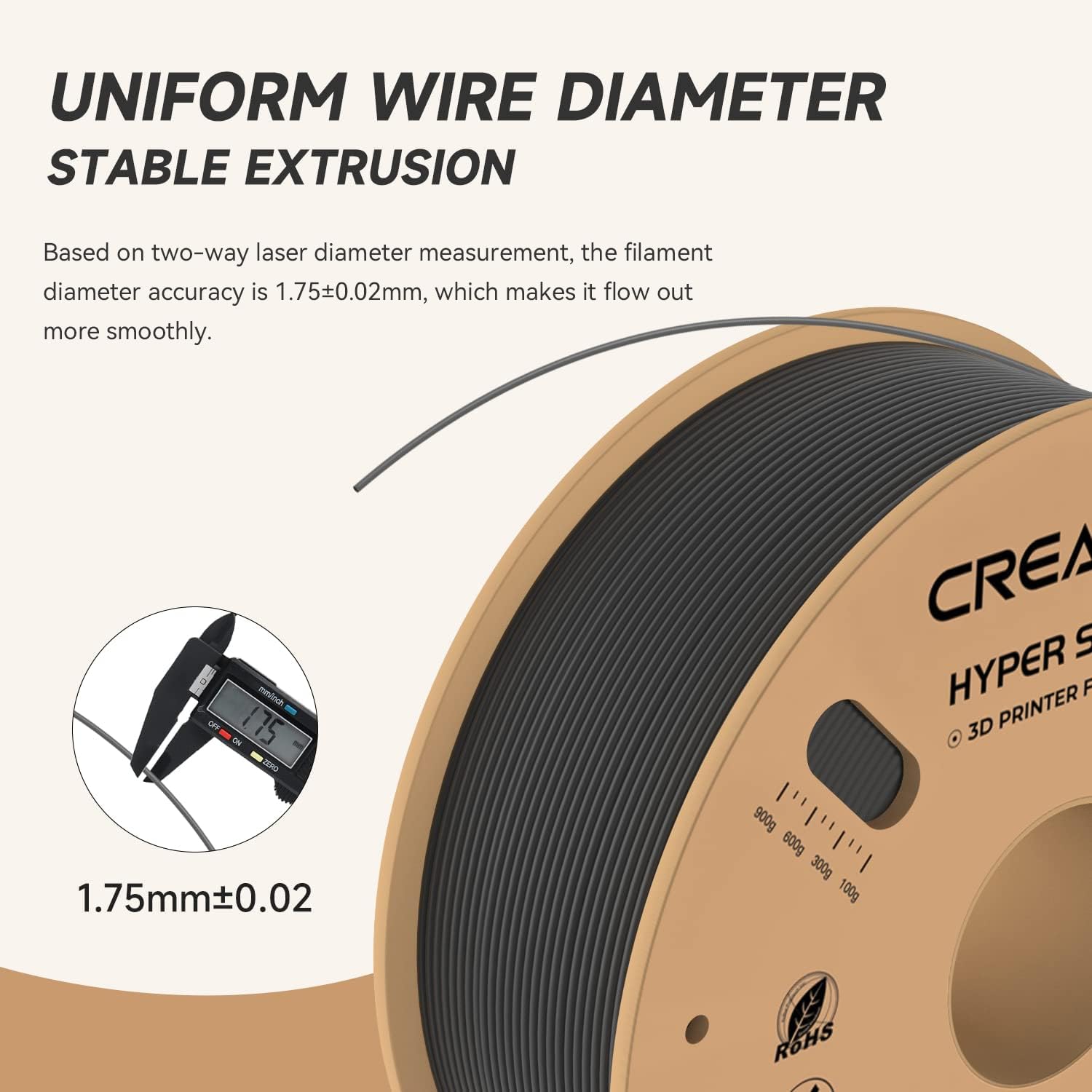 CREALITY ไฮเปอร์ PLA ฟิลาเมนต์ - 3D Printing Fdm บทวิจารณ์และราคา