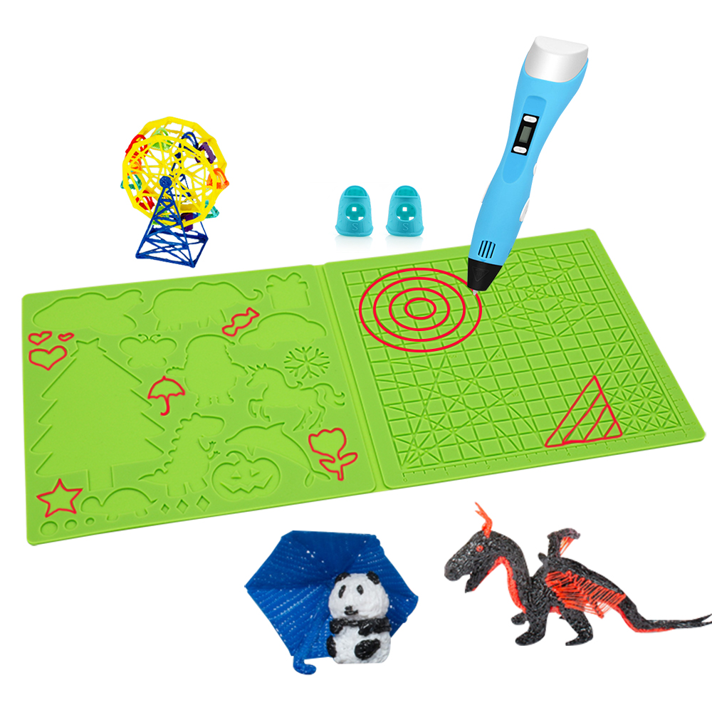 3D การพิมพ์ปากกาซิลิโคน Pad พื - 3D Printing Template บทวิจารณ์และราคา