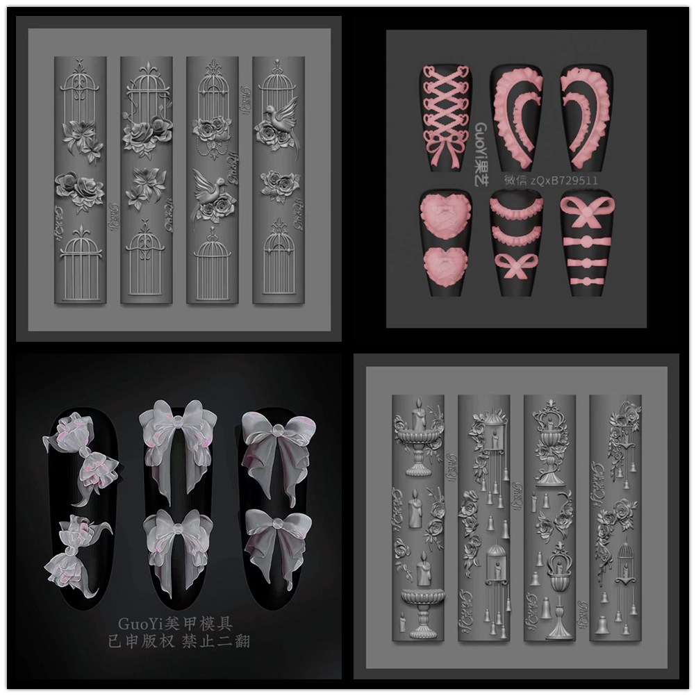 แม่พิมพ์อะคริลิค 3 มิติ ลายโบว - 3D Printing Template บทวิจารณ์และราคา