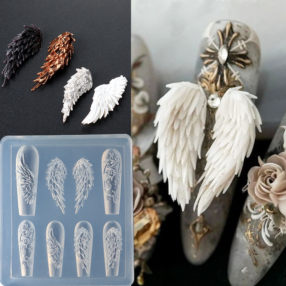 1pcs 3D Charming Feather ปีกซิ - 3D Printing Template บทวิจารณ์และราคา