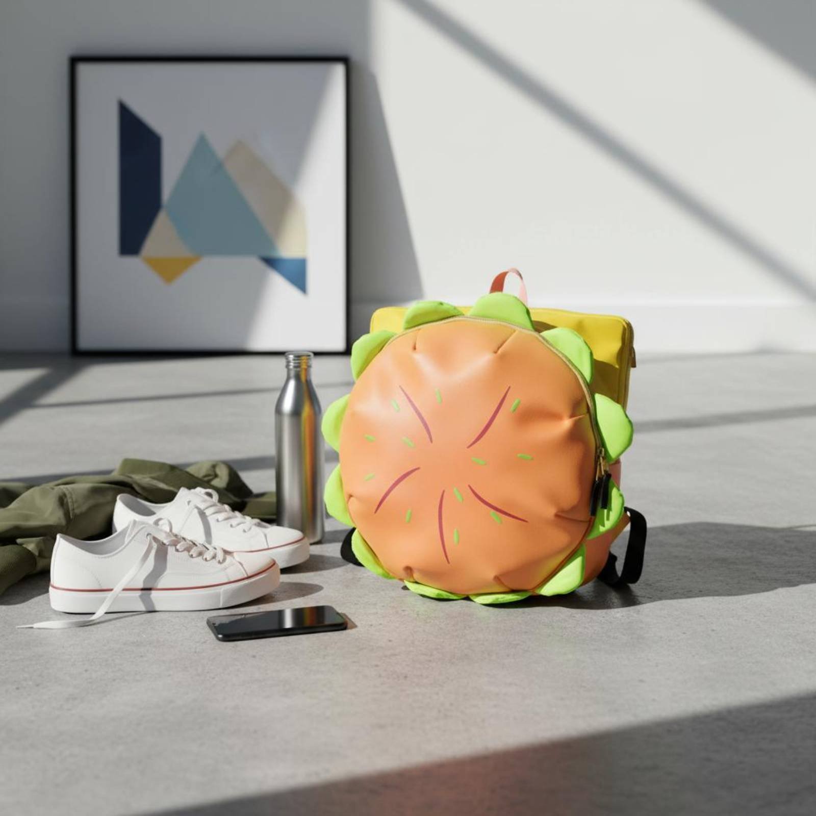 กระเป๋าเป้สะพายหลังลายแฮมเบอร์ - 3D Printing Design Free บทวิจารณ์และราคา