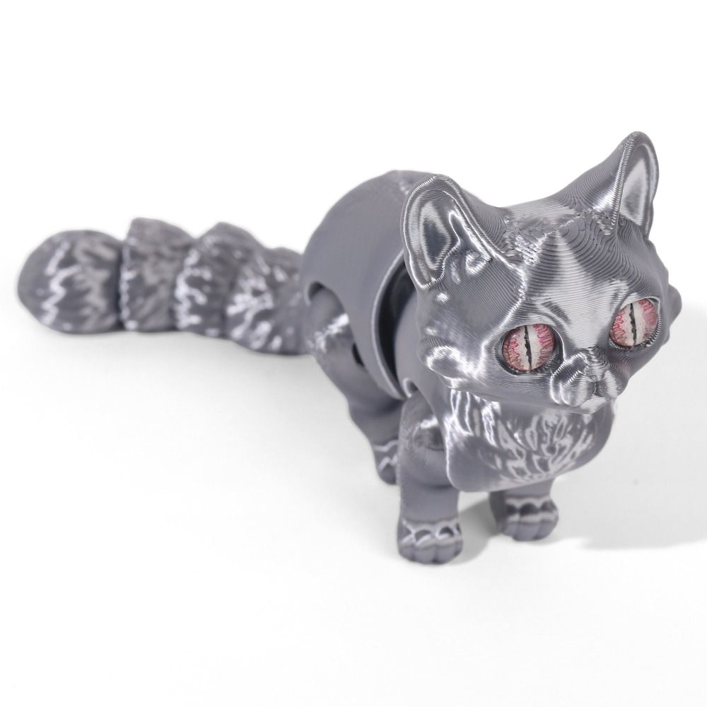 โมเดลแมวพิมพ์ 3 มิติ ตาโต วัสด - 3D Printing Material บทวิจารณ์และราคา