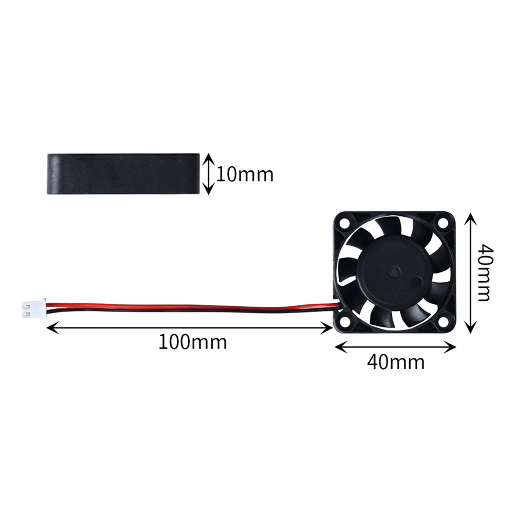 พัดลมทำความเย็นพัดลมไฮดรอลิกระ - Cooling Fan 40Mm 3D บทวิจารณ์และราคา